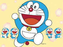 An image of five Doraemon